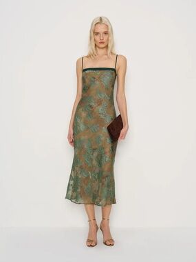 REFORMATION Zahara Dress in Asparagus 2